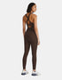 Activewear Jumpsuit for Ladies – Gym, Dance, Yoga, Pilates - Mocka Brown