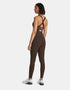 Activewear Jumpsuit for Ladies – Gym, Dance, Yoga, Pilates - Mocka Brown