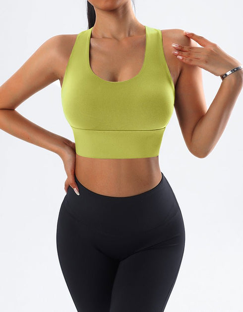 Fitness Sports Bra - High Impact – Lime Green