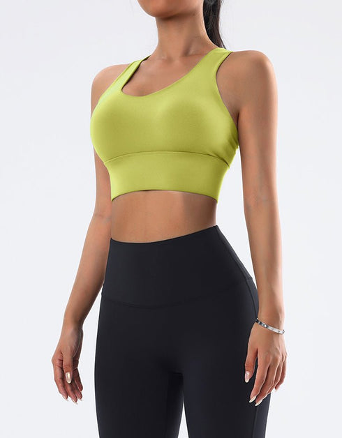 Fitness Sports Bra - High Impact – Lime Green