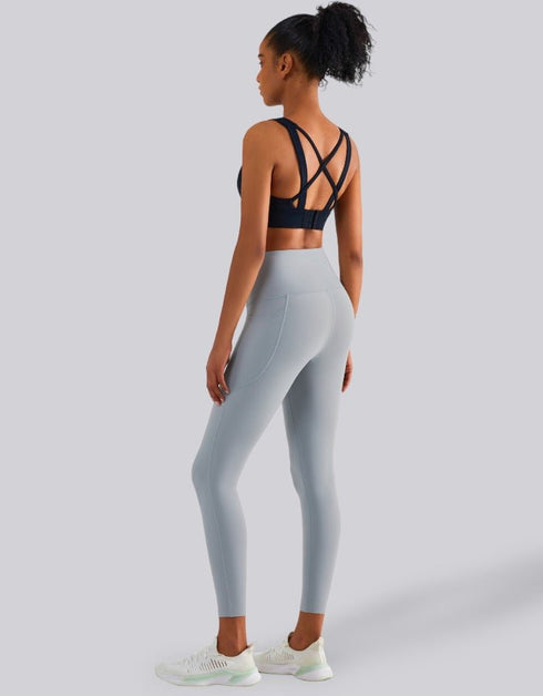 High Impact Sports Bra - Fixed Cups - Black