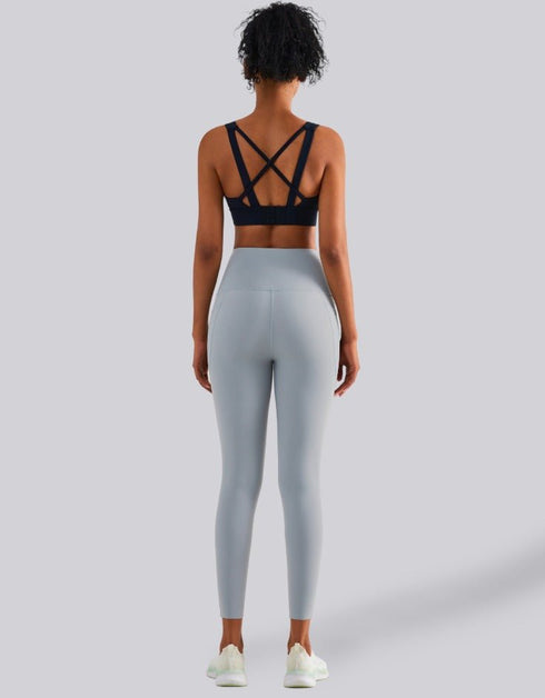 High Impact Sports Bra - Fixed Cups - Black