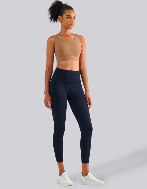 High Impact Sports Bra - Fixed Cups - Zelensky Brown