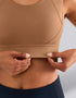 High Impact Sports Bra - Fixed Cups - Zelensky Brown