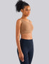 High Impact Sports Bra - Fixed Cups - Zelensky Brown