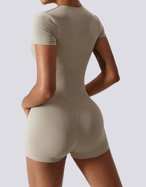 Jumpsuit Shorts - Stone Brown