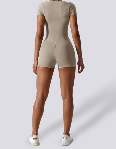 Jumpsuit Shorts - Stone Brown