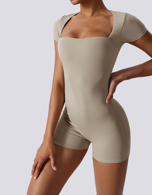 Jumpsuit Shorts - Stone Brown