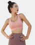 Ladies Sports Bra - Tank Crop Top - High Impact - Light Pink