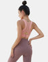 Ladies Sports Bra - Tank Crop Top - High Impact - Light Pink