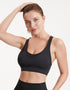 Medium Impact Sports Bra - Black