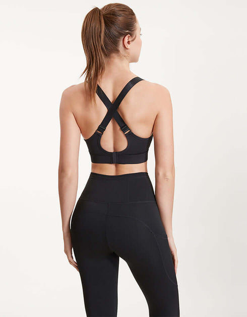 Medium Impact Sports Bra - Black