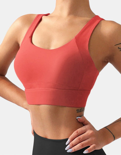 Sports Bra High Impact - International Orange
