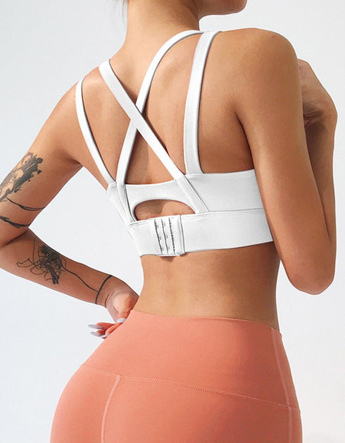 Sports Bra High Impact - White