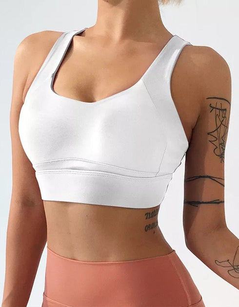 Sports Bra High Impact - White