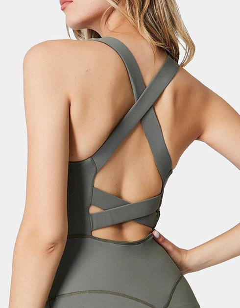 Sports Jumpsuit - Army Green