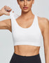 Women’s Gym Running Fitness Sports Bra - High Impact - White