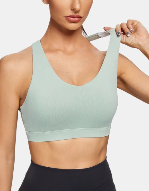 Women's High Support Sports Bra - Sage Green