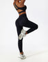 Women's High-Waisted Full-Length Leggings - Black