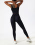 Women's High-Waisted Full-Length Leggings - Black
