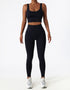 Women's High-Waisted Full-Length Leggings - Black