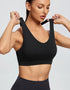 Womens Sports Bra High Support Padded - Black