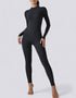 Zipped Jumpsuit Full Length Arms & Legs - Black