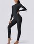Zipped Jumpsuit Full Length Arms & Legs - Black