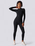 Zipped Jumpsuit Full Length Arms & Legs - Black
