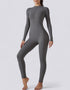 Zipped Jumpsuit Full Length Arms & Legs - Grey