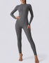 Zipped Jumpsuit Full Length Arms & Legs - Grey