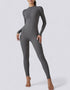 Zipped Jumpsuit Full Length Arms & Legs - Grey