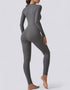 Zipped Jumpsuit Full Length Arms & Legs - Grey