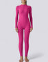 Zipped Women's Jumpsuit Full Length - Pink