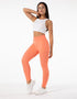 High Waist Seamless Gym Yoga Fitness Leggings - Peach
