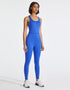 Ladies Active Wear Jumpsuit – Yoga Gym Fitness Dance - Blue