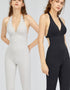 Open Back Activewear Jumpsuit for Women - Gym, Dance, Yoga, Fitness