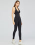 Open Back Activewear Jumpsuit for Women - Gym, Dance, Yoga, Fitness