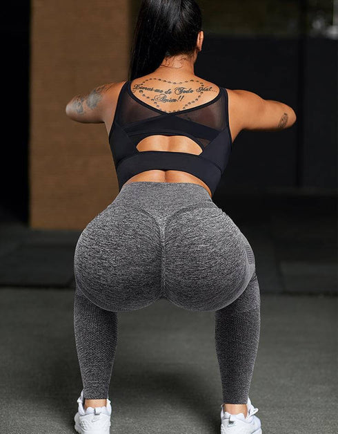 Women Leggings - Navy Green