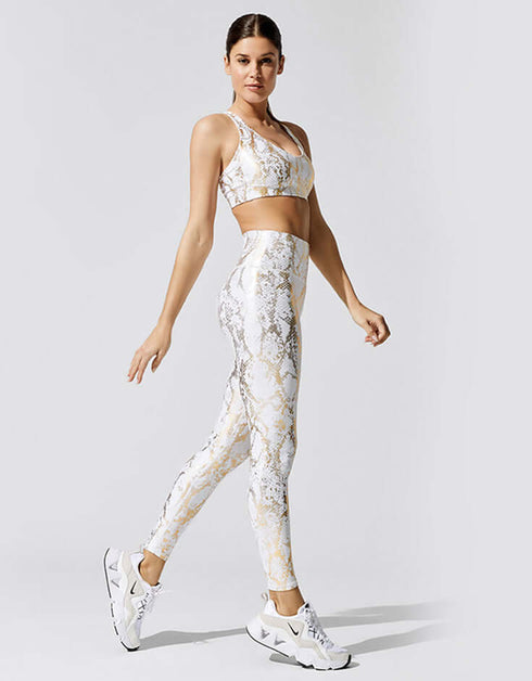 Womens Active Set - Snake Skin Print