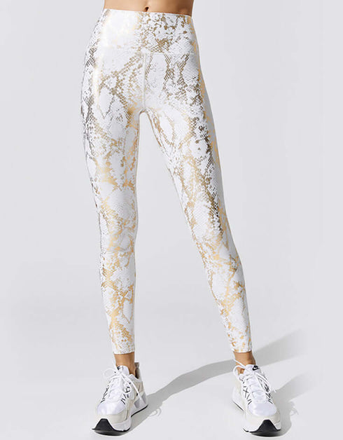 Womens Active Set - Snake Skin Print