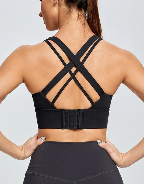 Women’s Fitness Sports Bra - High Impact – Black