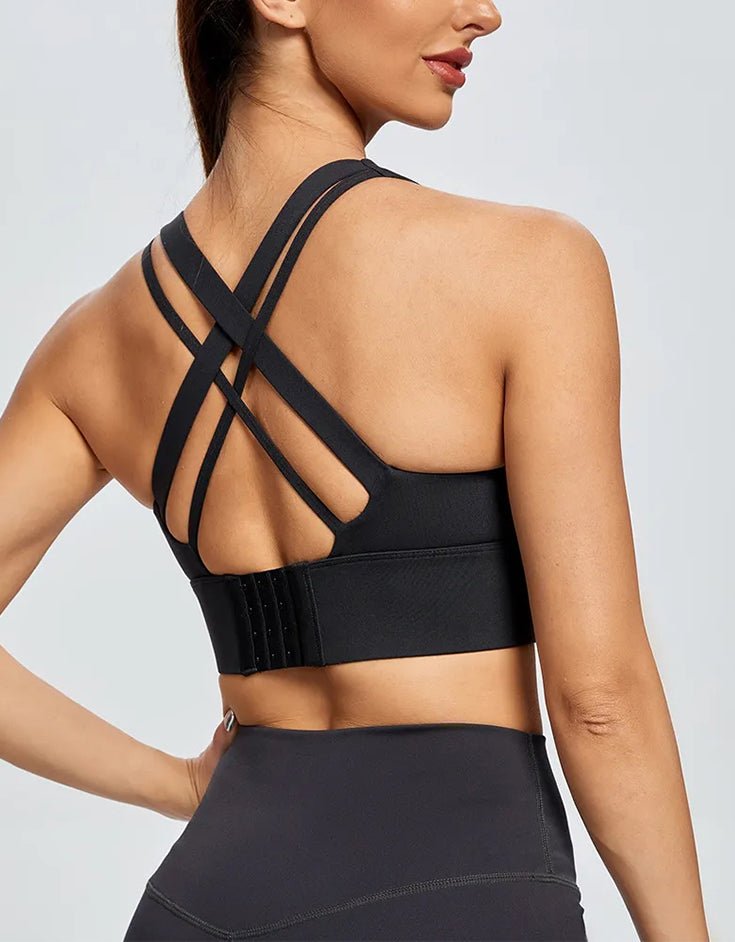 Women's Fitness Sports Bra - High Impact – Black – Livv Activewear