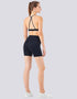 Fitness Sports Bra - Halter Neck - Open Back - Black