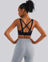 High Impact Sports Bra - Fixed Cups - Black