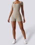 Jumpsuit Shorts - Stone Brown