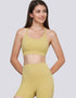 Sports Bra - Halter Neck - Open Back - Pear Sorbet