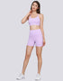 Sports Bra - Spaghetti Strap - Halter Neck - Open Back - Lilac