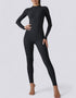 Zipped Jumpsuit Full Length Arms & Legs - Black
