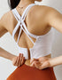 Women’s Fitness Sports Bra - High Impact – White